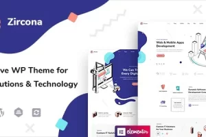 Zircona - IT 解决方案和技术 WordPress 主题 1.2.3