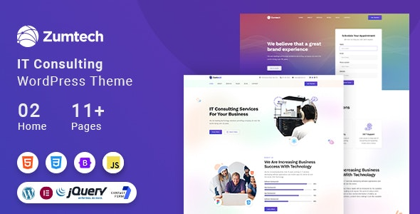 Zumtech IT Solutions & Technology WordPress Theme v1.0.2
