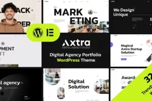 Axtra (v3.0) Digital Agency Creative Portfolio Theme [Activated]