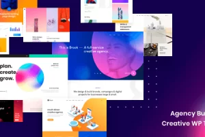 Brook - 代理业务创意 WordPress 主题 2.9.3