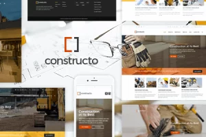 Constructo (v4.3.6) Construction WordPress Theme
