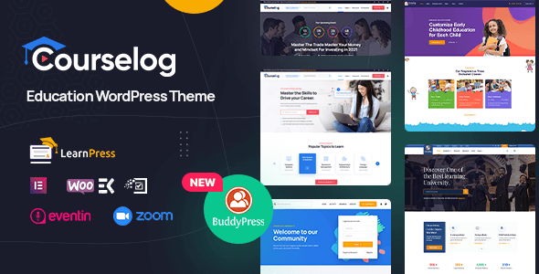 Courselog v1.4.0 Education WordPress Theme