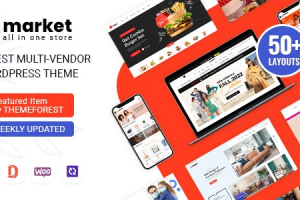 eMarket (v8.1.1) Multi Vendor MarketPlace WordPress Theme (Activated)