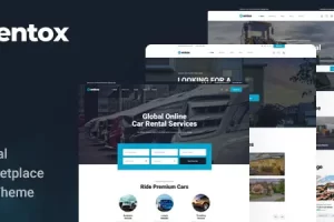 Entox (v1.2.3) Rental Marketplace WordPress Theme