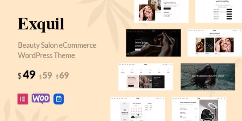Exquil v1.4.1 Beauty Salon eCommerce Theme