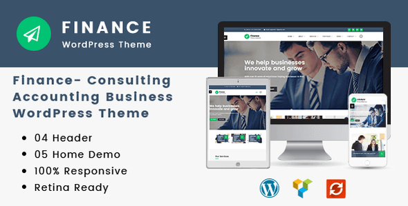 Finance v1.4.8 Consulting, Accounting WordPress Theme