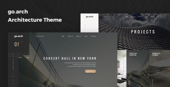 go.arch v1.2.9 Architecture and Interior WordPress Theme