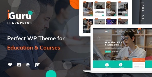 iGuru v1.3.6 Education & Courses WordPress Theme