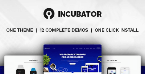 Incubator v4.2 WordPress Startup Business Theme