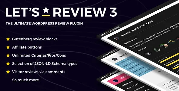 Let’s Review (v3.4.3) WordPress Plugin With Affiliate Options