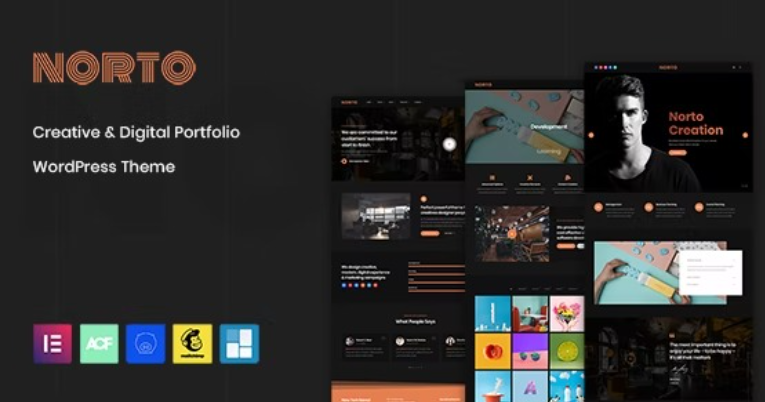 Norto v2.1 Creative Portfolio WordPress Theme