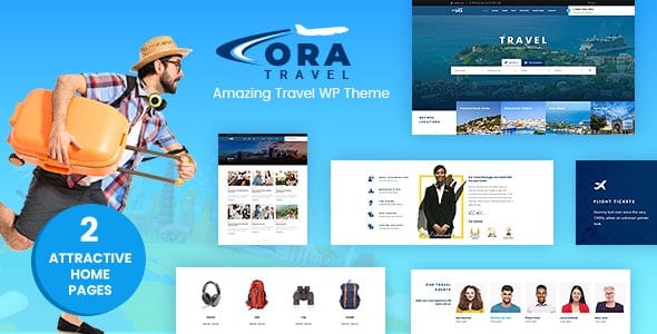 Ora Travel Booking v1.9 WordPress theme