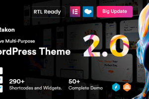 Rakon (v2.2.3) Creative Multi-Purpose WordPress Theme