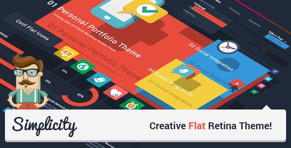 Simplicity v2.2 Creative Flat Retina Theme