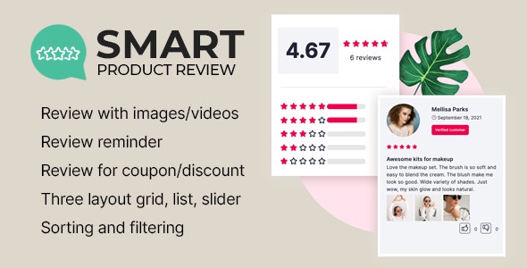 Smart Product Review For WooCommerce v2.0.3