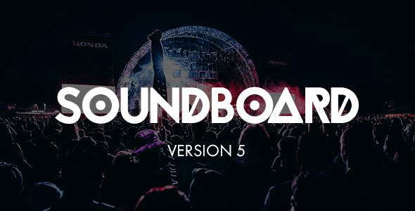 Soundboard 6.0.1 – a Premium Responsive Music WordPress Theme