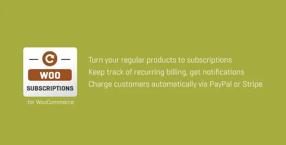 Subscriptio (v3.0.7) WooCommerce Subscriptions