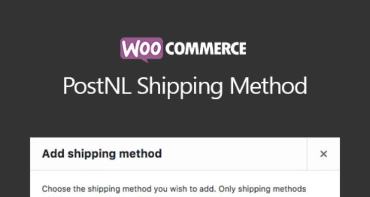 WooCommerce PostNL Shipping Method v1.2.7
