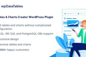 wpDataTables (v7.1) Tables and Charts Manager for WordPress