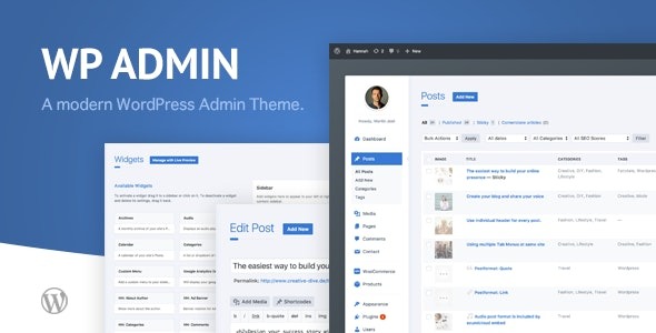 wphave Admin v2.5 A Clean and Modern WordPress Admin Theme