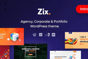 Zix (v1.1.5) Digital Agency and Multipurpose WordPress Theme