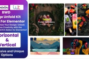 BWD Image Unfold Kit Addon For Elementor (v1.6)