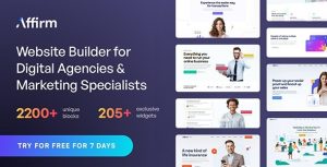 Affirm v4.0.4 (Activated**) Marketing & Digital Agency WordPress Theme