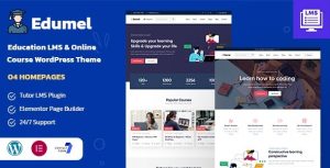 Edumel v1.0 Education LMS WordPress Theme