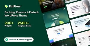 FinFlow (v3.0.4) Banking, Finance & Fintech WordPress Theme