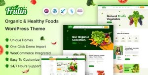 Frutin – 有机健康食品 WordPress 主题 1.0.0