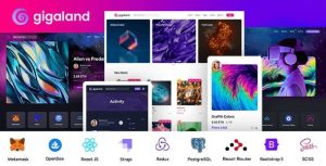 Gigaland (v2.2.2) NFT Marketplace React Js Template