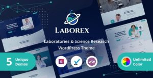 Labotrex v1.0.1 Laboratory & Science Research WordPress Theme