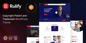 Rulify (v1.0.0) 知识产权咨询律师事务所 WordPress 主题