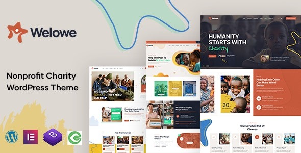 Welowe v1.0.3 Nonprofit Charity WordPress Theme