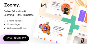 Zoomy (v1.0.5) education HTML Template