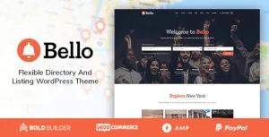 Bello v1.8.1 Directory & Listing WordPress Theme
