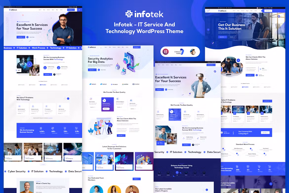 Infotek - IT 服务和技术 WordPress 主题