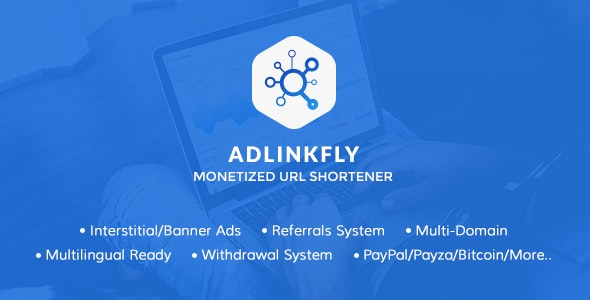 AdLinkFly - Monetized URL Shortener 6.6.3