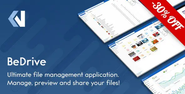 BeDrive v3.1.7 + Mobile App v1.0.8 File Sharing and Cloud Storage