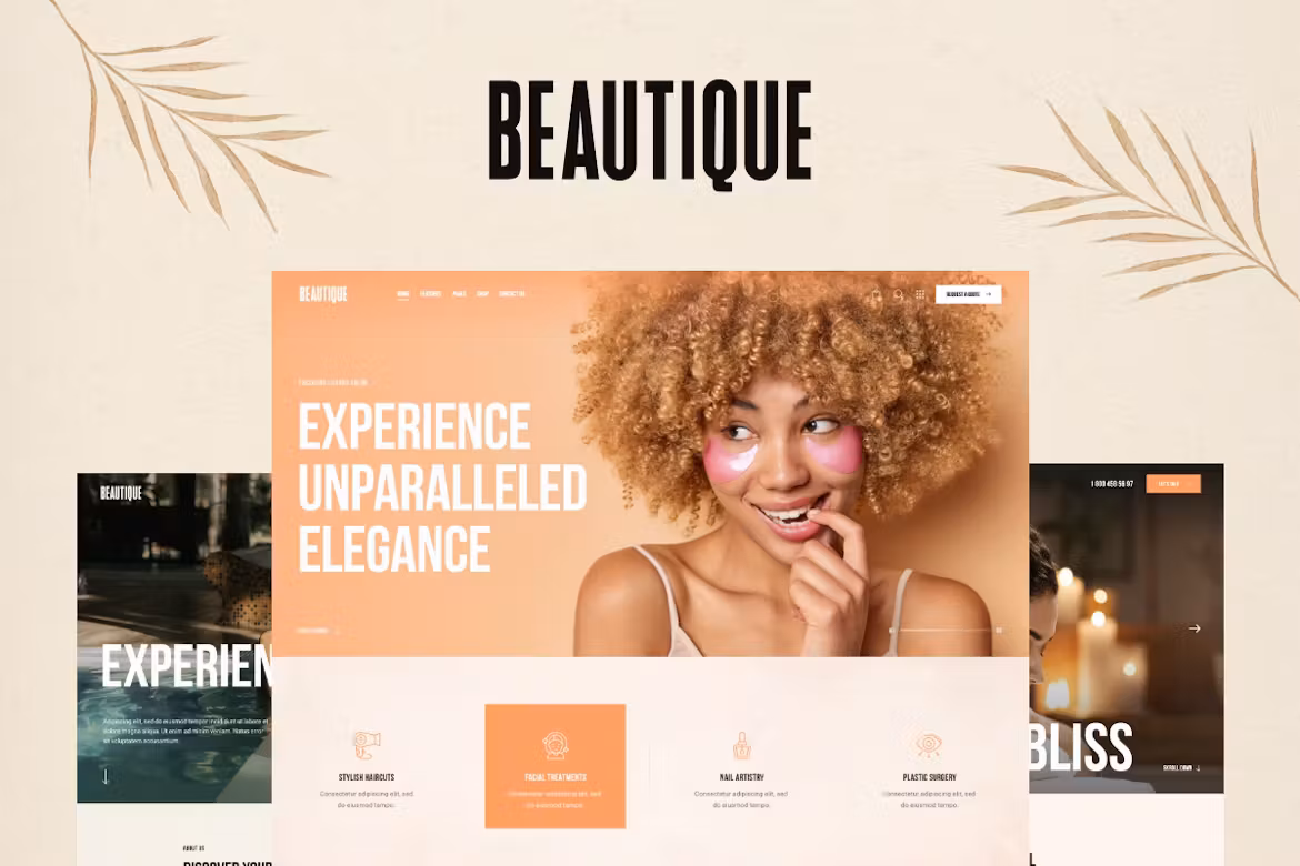 Beautique v1.1.0 Luxury Salon & Barbershop WordPress Theme