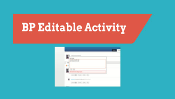 BuddyPress Editable Activity v2.0.4