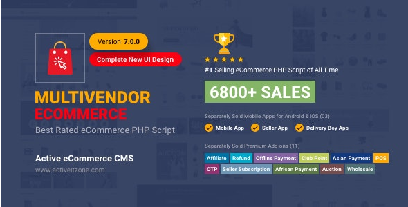 Active eCommerce CMS v9.7 (Activated) + Addons