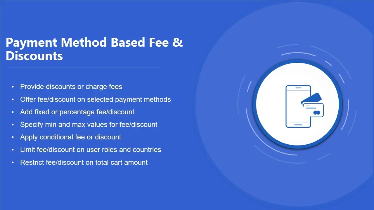 Payment Method Based Fee & Discounts 1.1.1