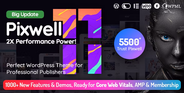 Pixwell (v11.5) Modern Magazine WordPress Theme