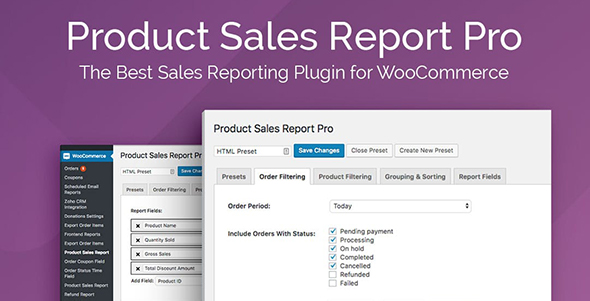 Product Sales Report Pro for WooCommerce Pro 2.2.52 by WPZONE