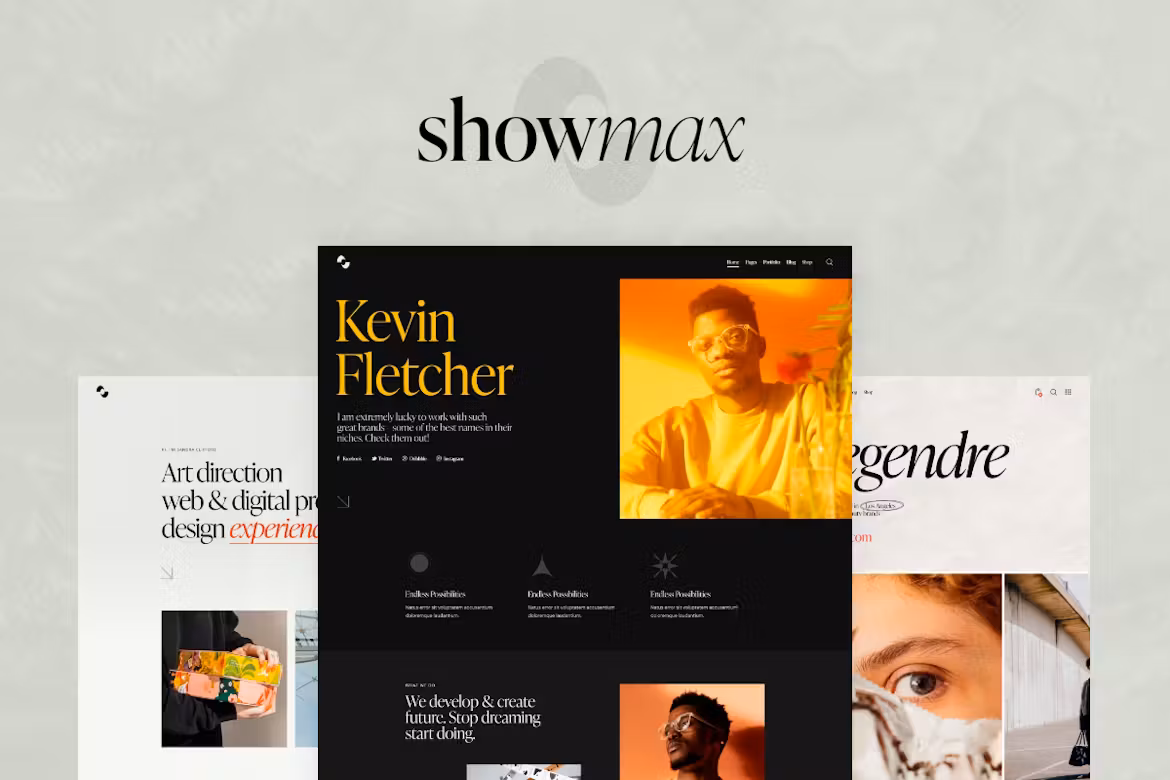 Showmax v1.0.0 Personal Portfolio & Showcase WordPress Theme
