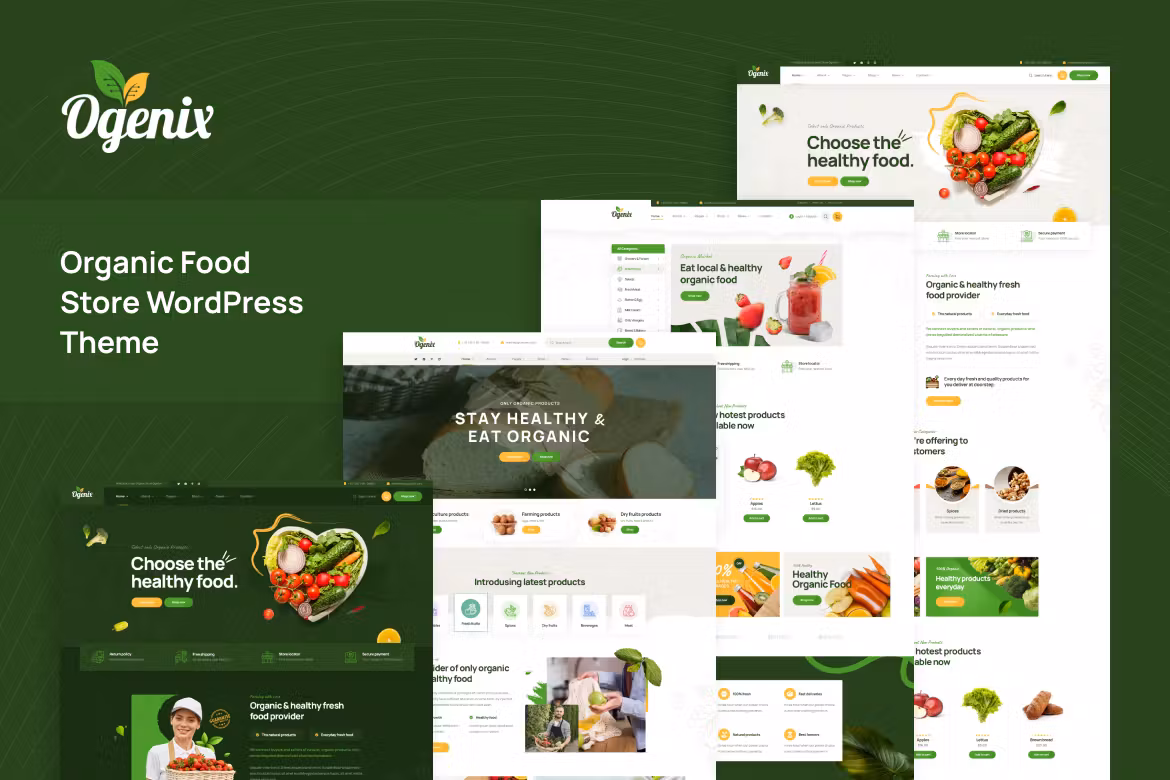 Ogenix – 有机食品店 WordPress 主题 1.0.0