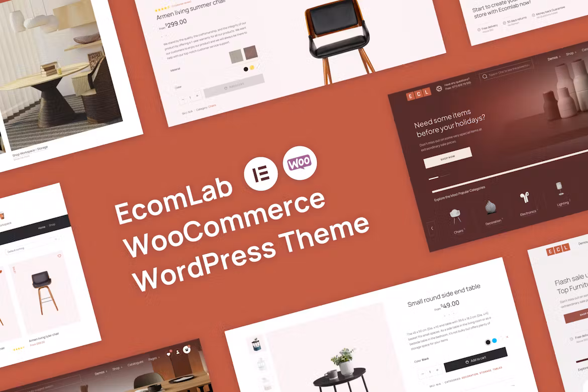 EcomLab (v1.0.1) WooCommerce WordPress Theme
