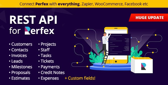Perfex CRM 的 REST API 模块 - 将您的 Perfex CRM 与第三方应用程序连接起来
