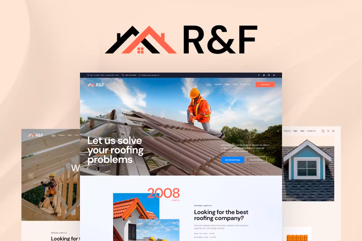 R&F v1.0.0 Roof & Floor WordPress Theme